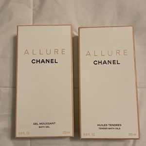 Allure CHANEL Bath Oil and Bath Gel